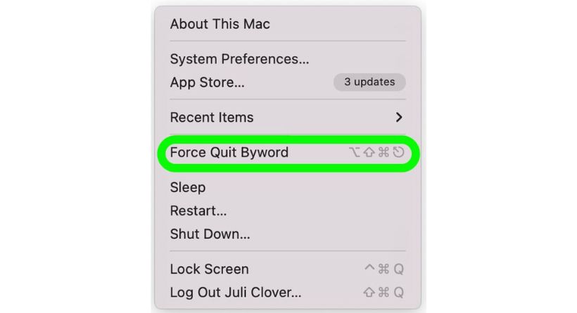 How to Force Quit a Frozen Mac App-2