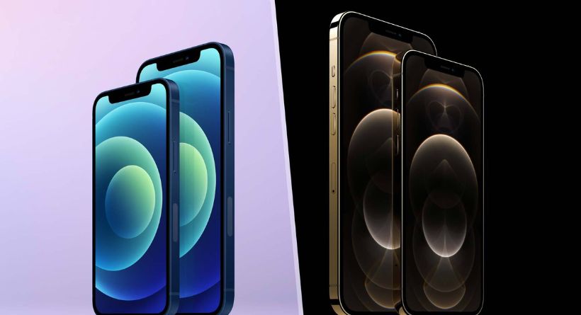 iPhone 12 vs. iPhone 12 Pro Display